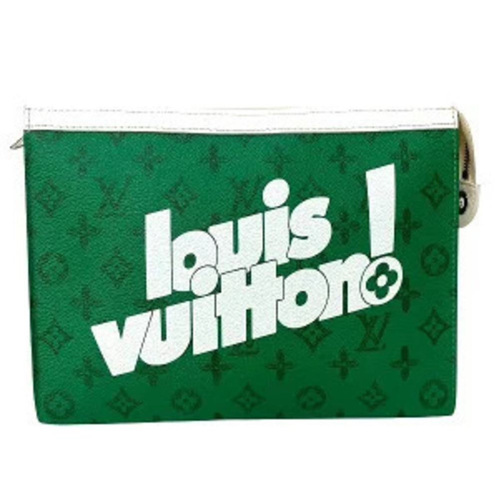 Louis Vuitton Monogram Pochette Voyage Bag Clutch Shoulder